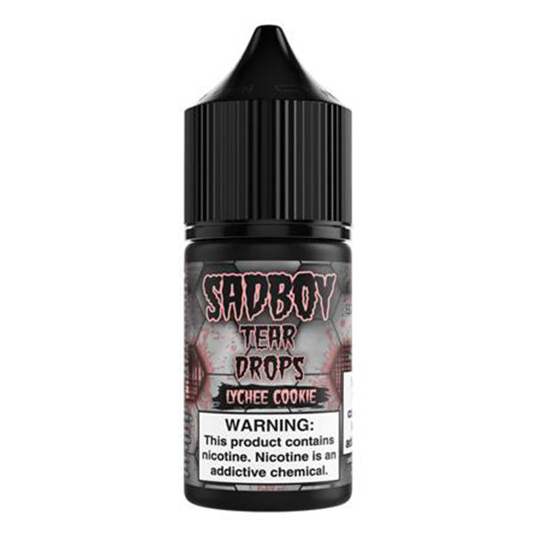 Sadboy SALTS E-Liquid - Lychee Cookie, 30mL Bottle