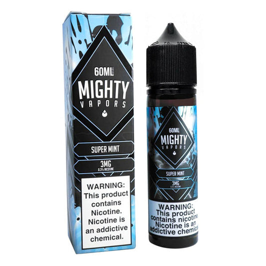 Super Mint by Mighty Vapors 60ml with Packaging