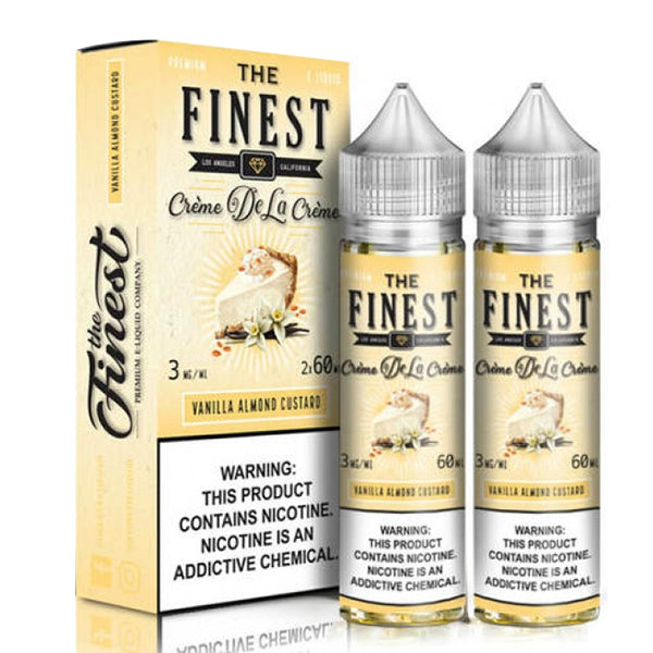 Vanilla Almond Custard by Finest Creme De La Creme 120mL (Freebase)   with Packaging
