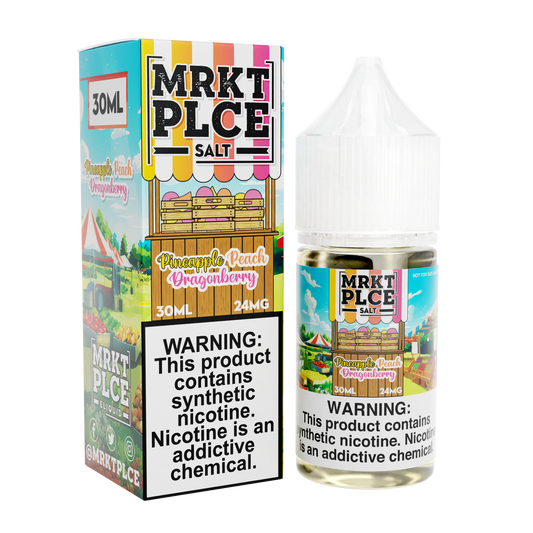 Pineapple Peach Dragonberry by MRKT PLCE Salts 30mL with Packaging