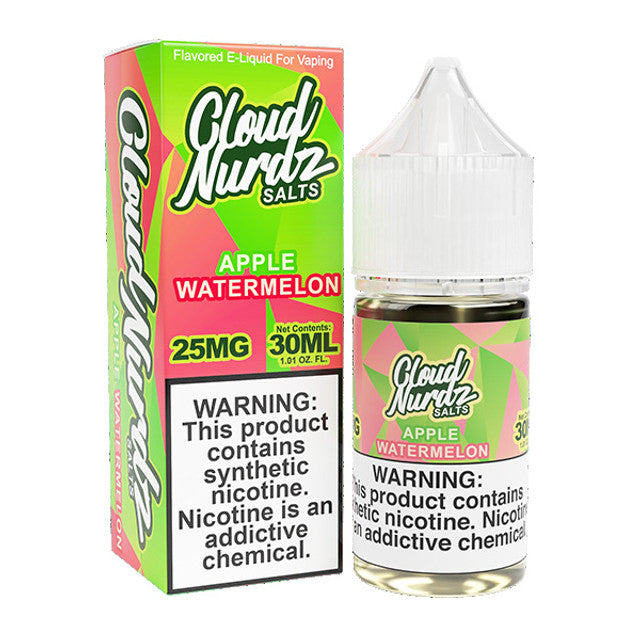 Watermelon Apple by Cloud Nurdz TFN Salts 30mL with Packaging