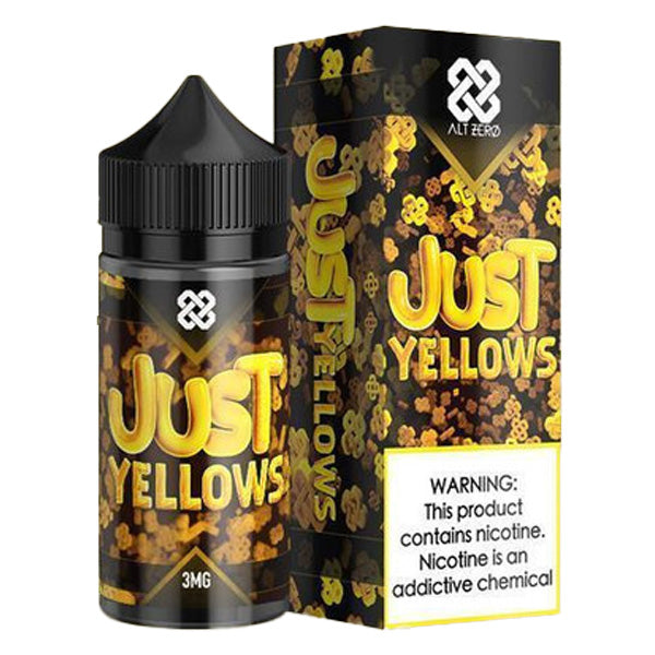 Just Yellows by Alt Zero E-Liquid 100mL with Packaging