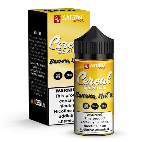 Banana Nut O's by Shijin Vapor Tasty O's Series E-Liquid 100ml with Packaging