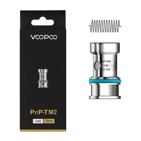 VooPoo PnP Replacement Coils (Pack of 5) PnP TM2 0.8ohm with Packaging