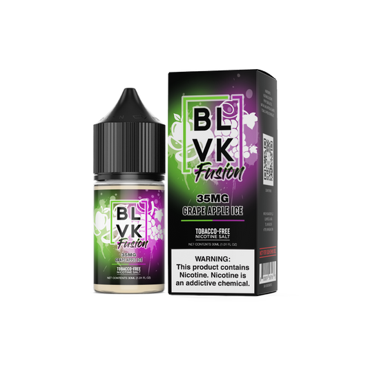 Grape Apple Ice by BLVK Fusion TFN Salt 30mL with Packaging