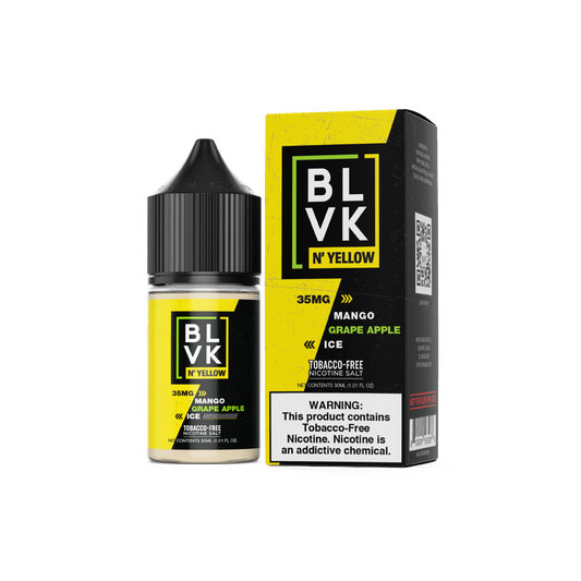 Mango Grape Apple Ice by BLVK N' Yellow TFN Salt 30mL with Packaging