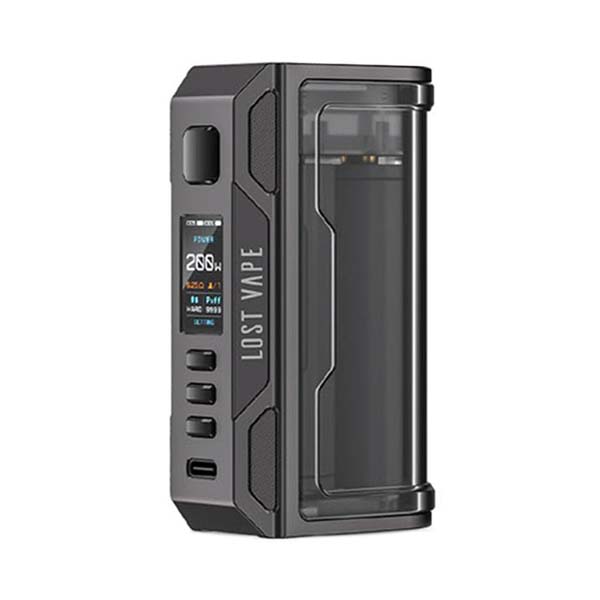 Lost Vape Thelema Quest 200W Mod Gunmetal Clear