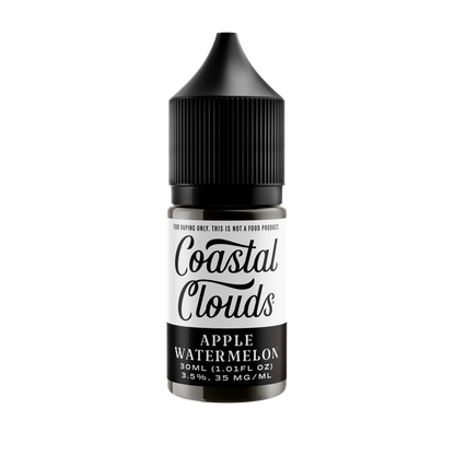 Apple Watermelon by Coastal Clouds TFN Salt 30mL bottle