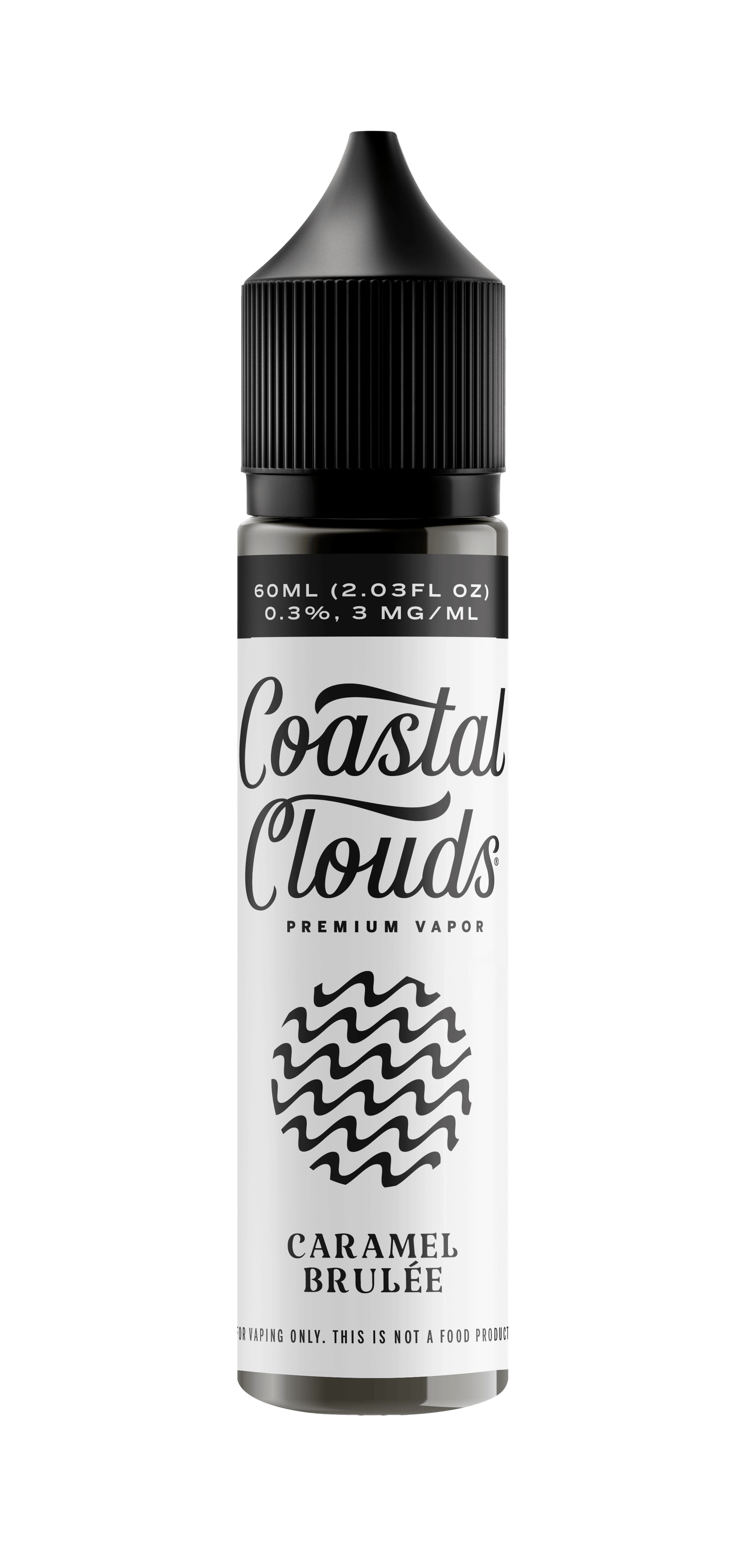 Caramel Brulee by Coastal Clouds TFN Series 60mL bottle