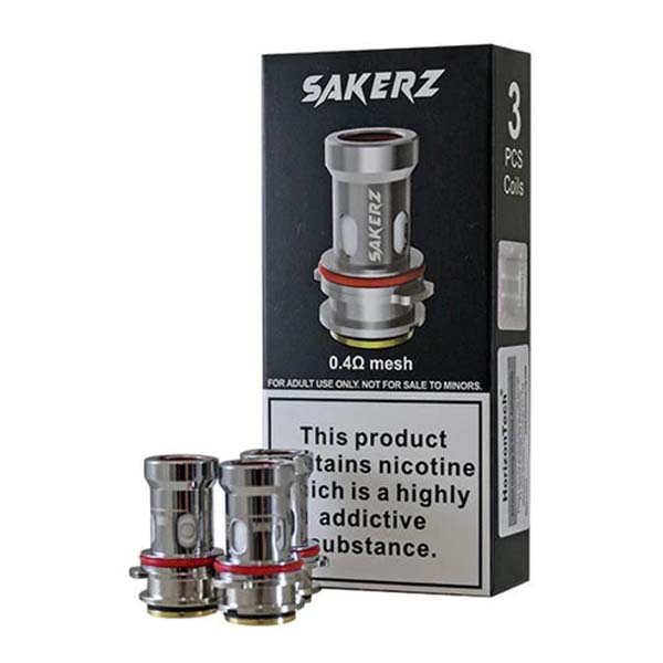 Horizon SAKERZ Coils (3-Pack) 0.4ohm mesh with packaging