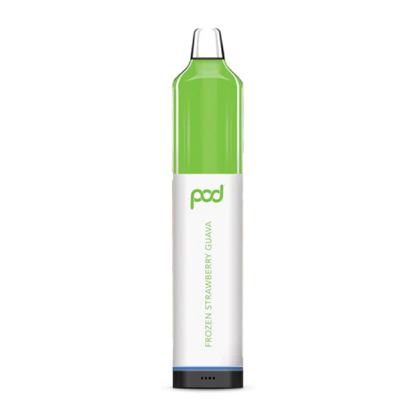 Pod Mesh 5500 Disposable | 5500 Puffs | 12mL Frozen Strawberry Guava