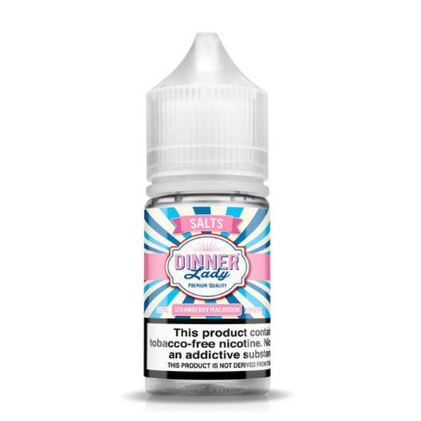 Strawberry Macaroon by Dinner Lady TFN Salt 30mL Bottle