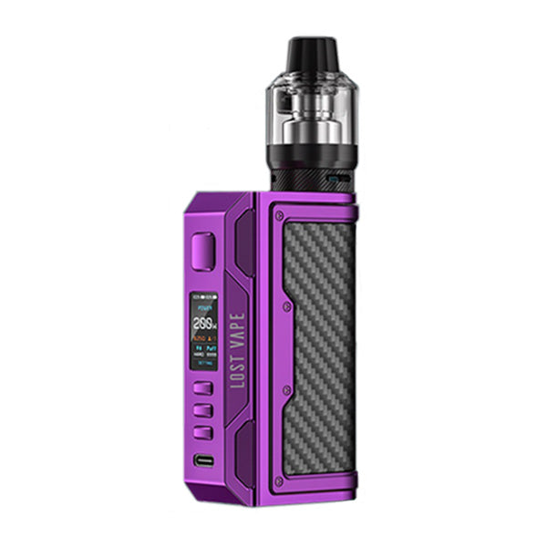 Lost Vape Thelema Quest 200W Kit Purple Carbon Fiber 2