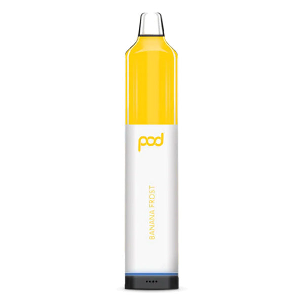 Pod Mesh 5500 Disposable | 5500 Puffs | 12mL Banana Frost