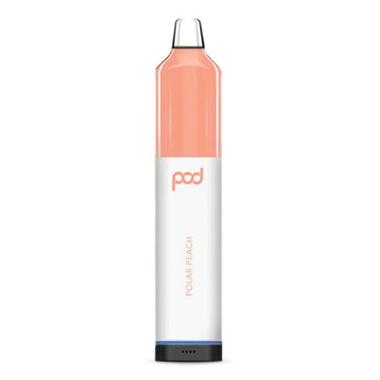 Pod Mesh 5500 Disposable | 5500 Puffs | 12mL Polar Peach