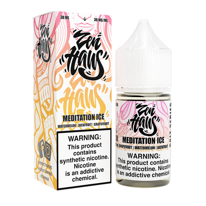 Meditation ICE  by ZEN HAUS SALTS E-Liquid 30ml with Packaging