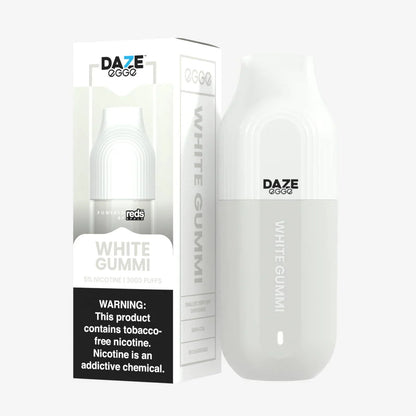 Daze Egge Disposable | 3000 Puffs | 7mL White Gummi with Packaging