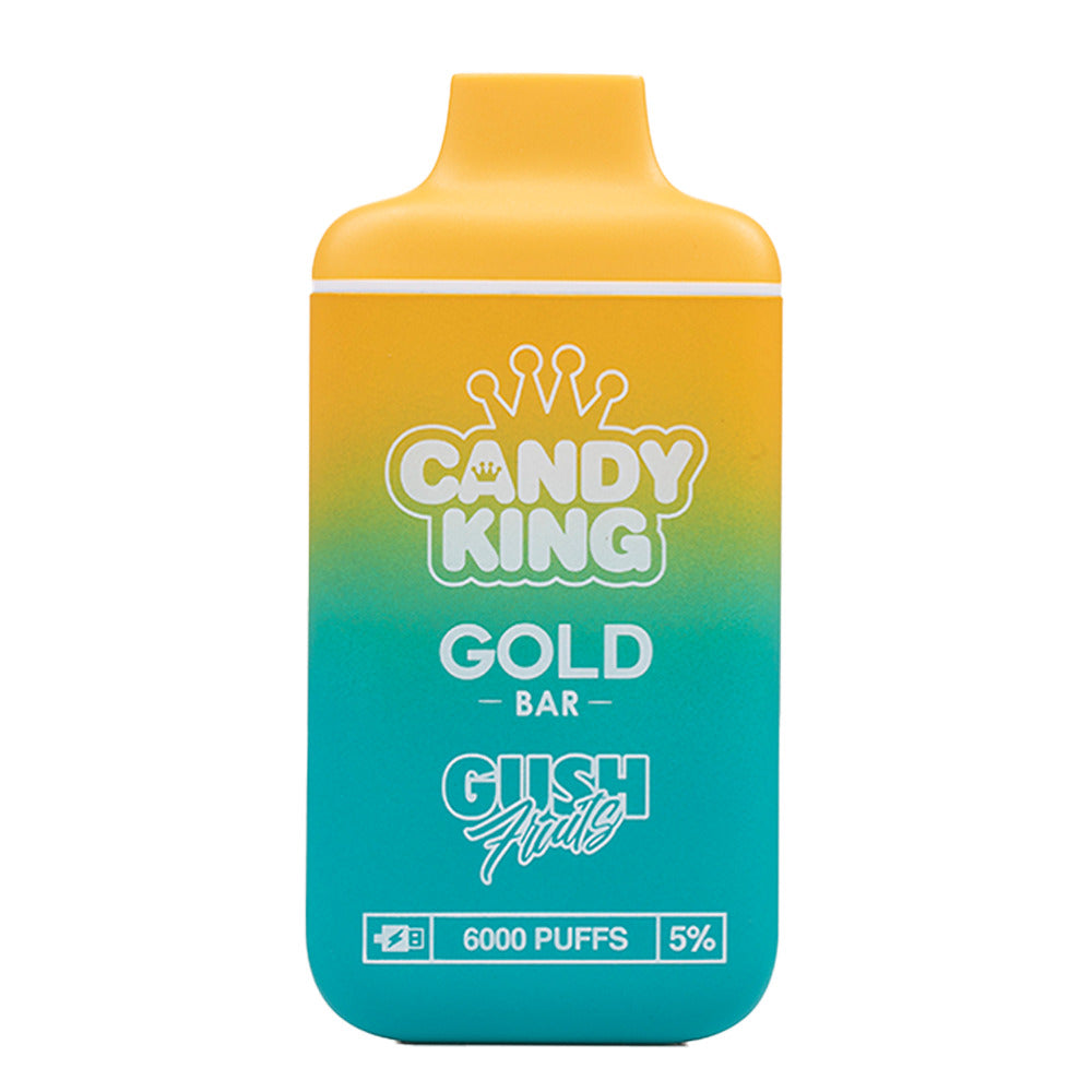 Candy King Gold Bar Disposable | 6000 Puffs Gush Fruits	