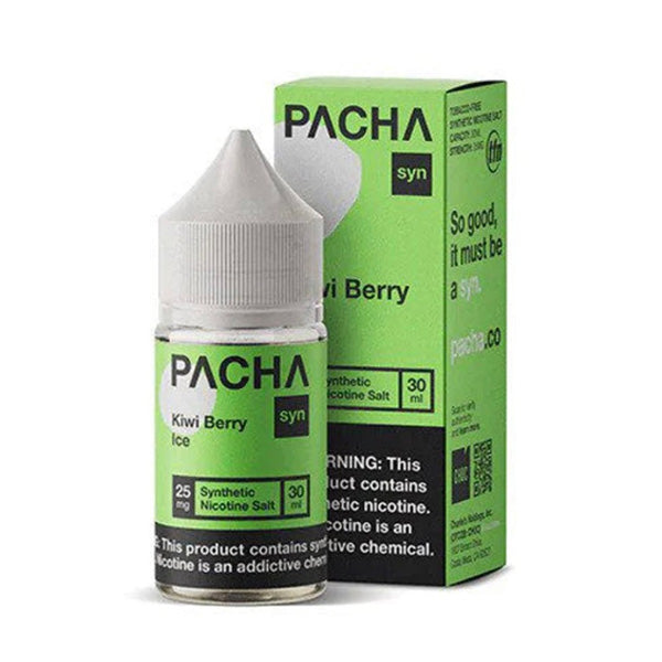 Kiwi Berry Ice by Pachamama Salts TFN 30mL with Packaging