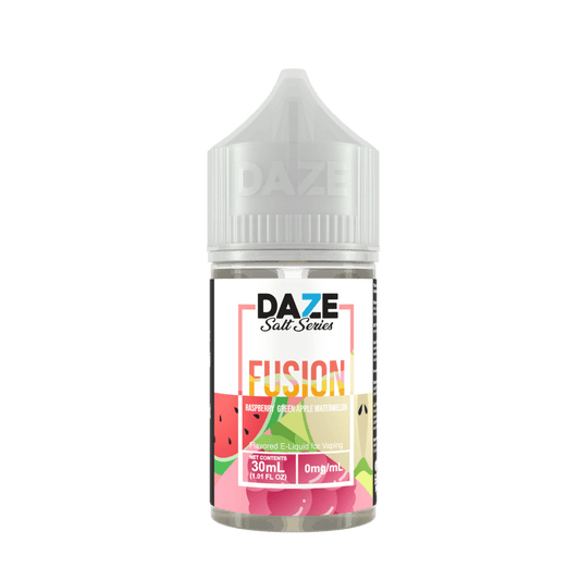Raspberry Green Apple Watermelon 7Daze Fusion Salts 30mL 30mg bottle