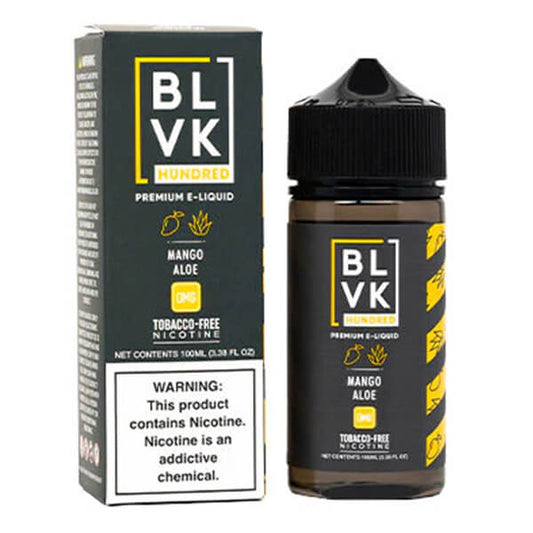 Mango Aloe BLVK TFN 100mL 0mg bottle with packaging