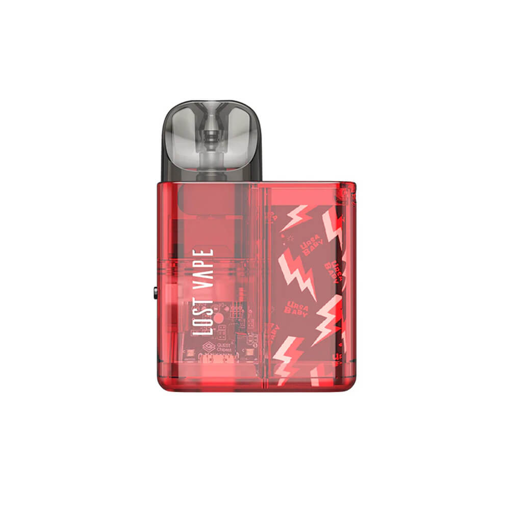 Lost Vape Ursa Baby Pod System Red Clear