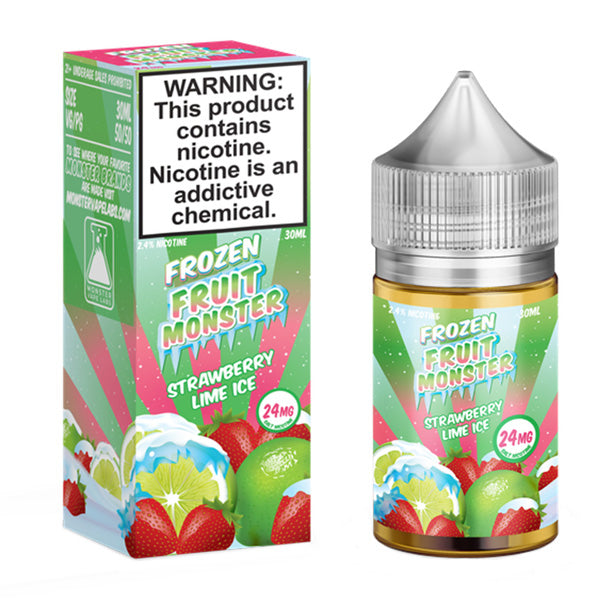 Strawberry Lime Ice by Frozen Fruit Monster Salt Series 30mL With Packaging