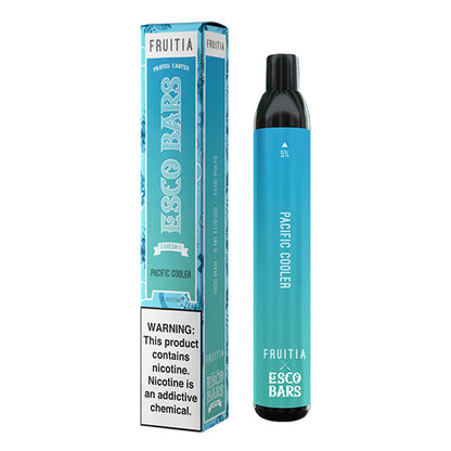 Fruitia Esco Bars Mesh Disposable | 2500 Puffs | 6mL Pacific Cooler with Packaging