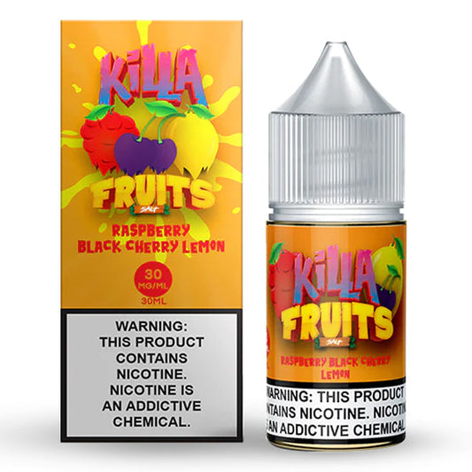 Raspberry Black Cherry by Killa Fruits Salt Max TFN Salts 30mL with Packaging