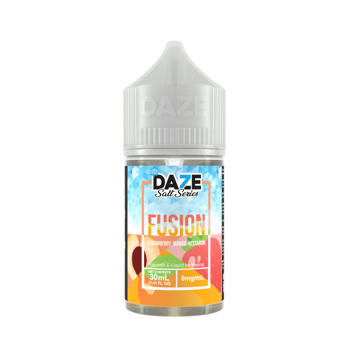 Strawberry Mango Nectarine Iced by 7Daze Fusion Salt 30mL Bottle