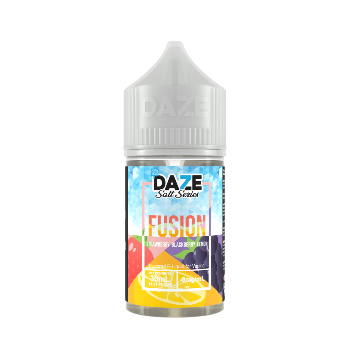 Strawberry Blackberry Lemon Iced by 7Daze Fusion 100mL Bottle