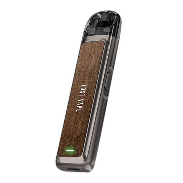 Lost Vape Ursa Pod Kit | 800mAh Gunmetal Walnut Wood 2