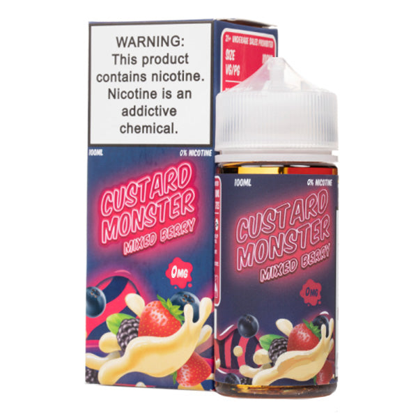 Mixed Berry by Custard Monster Salt 30mL with packaging