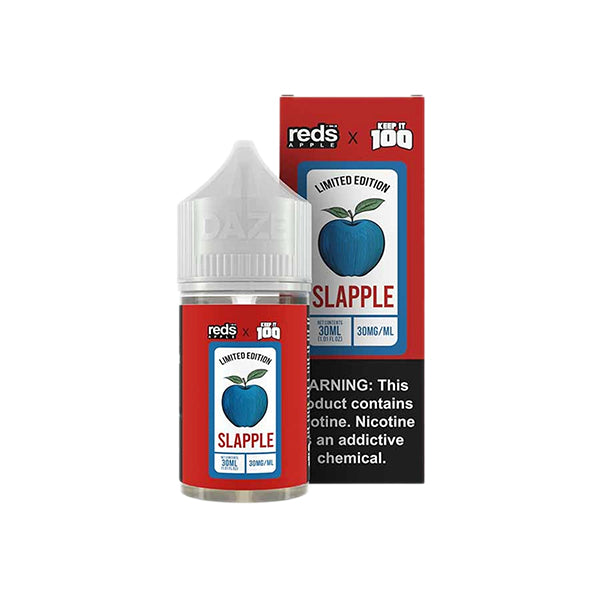 Slapple by 7Daze Reds x Keep It 100 Salt Series | 30mL with Packaging