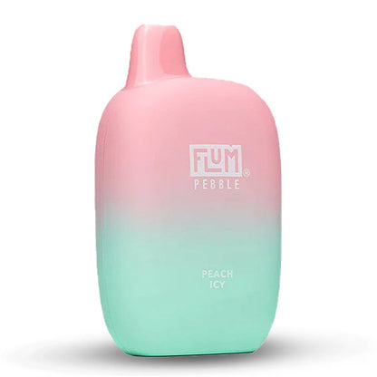 Flum Pebble - 6000 Puffs Disposable - 14mL 50mg | Peach Icy