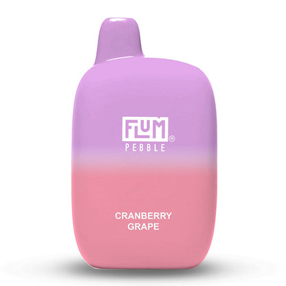 Flum Pebble - 6000 Puffs Disposable - 14mL 50mg | Cranberry Grape