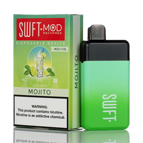 SWFT Mod Disposable 5000 Puffs 15mL 50mg Mojito