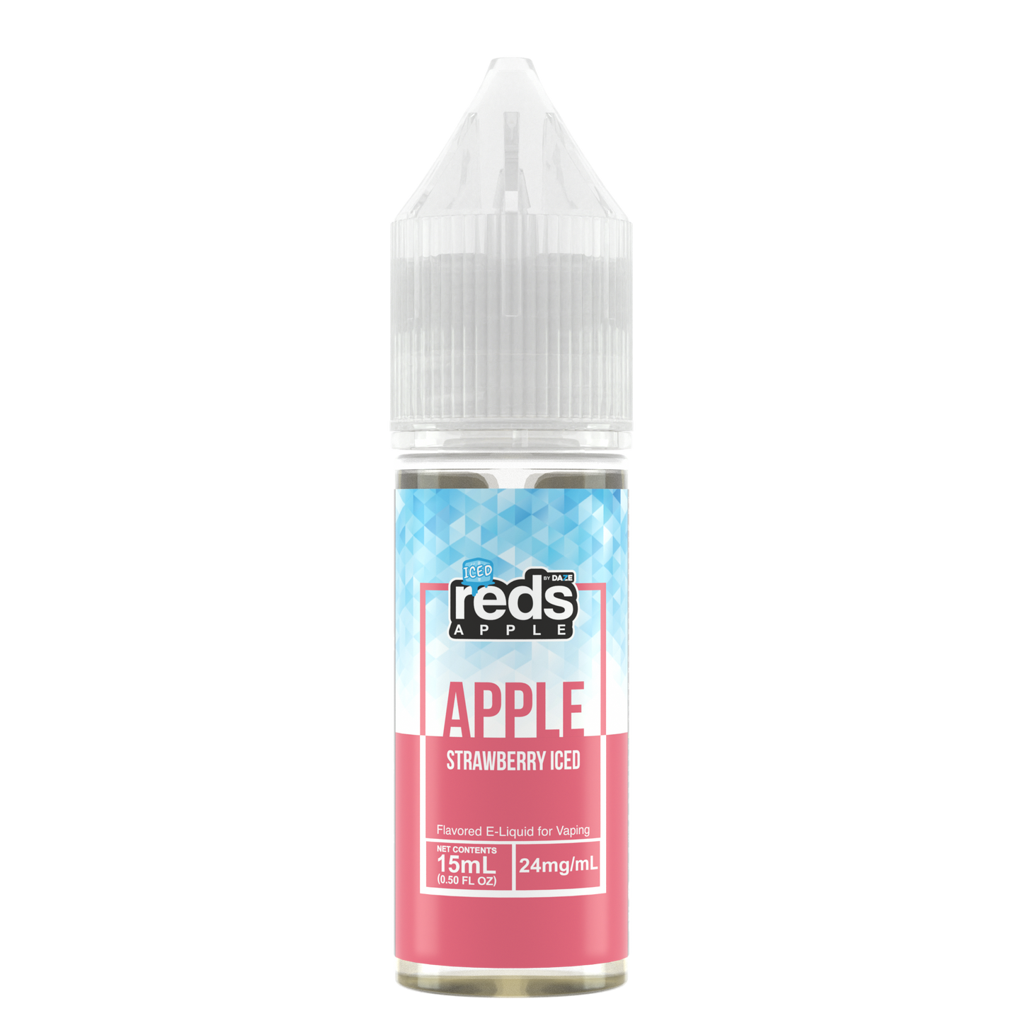 7Daze Reds Salt Series E-Liquid 15mL (Salt Nic) Strawberry Iced