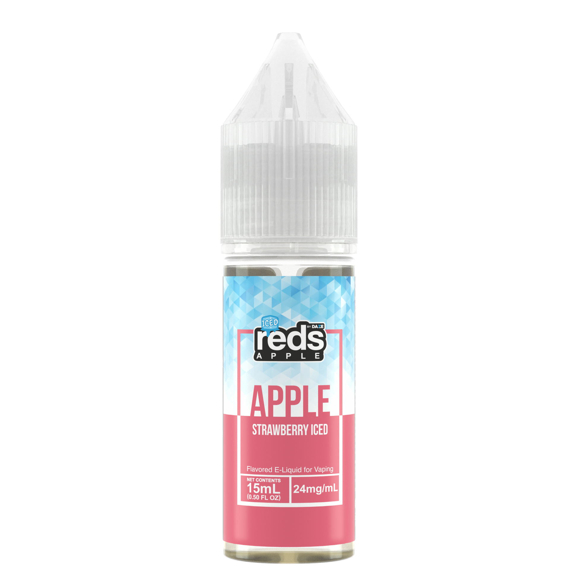 7Daze Reds Salt Series E-Liquid 15mL (Salt Nic) Strawberry Iced