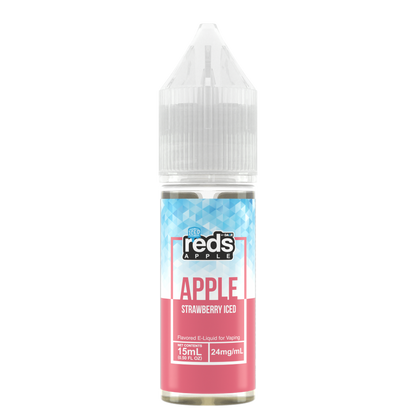 7Daze Reds Salt Series E-Liquid 15mL (Salt Nic) Strawberry Iced