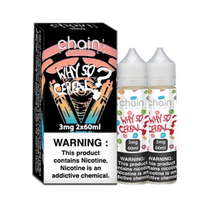 Why So Cereal by Chain Vapez 120mL (2x60mL) with Packaging