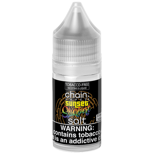 Chain Vapez Salt Series E-Liquid | 30mL  | 35mg | Sunset Sherbert Bottle