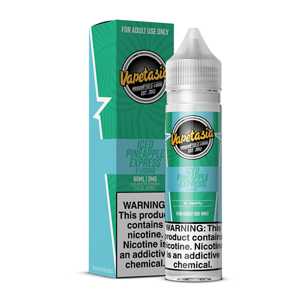 Vapetasia E-Liquid | 60mL | 3mg | Iced Pineapple Express with packaging