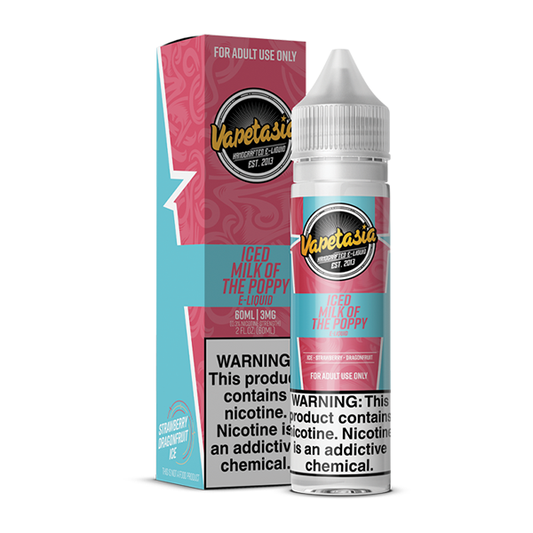 Iced Milk of The Poppy by Vapetasia 60ml With Packaging