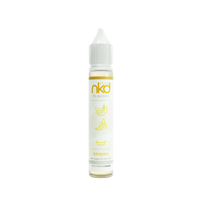 NKD Flavor Concentrate 30mL Bottle Banana