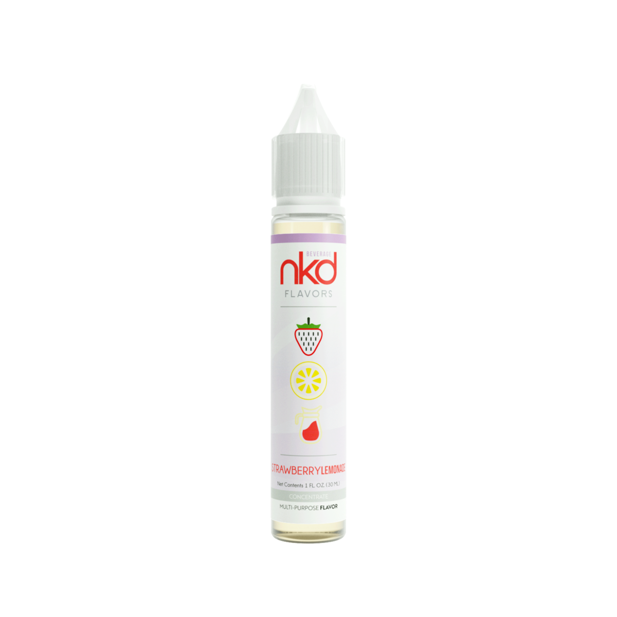 NKD Flavor Concentrate 30mL Bottle Strawberry Lemonade