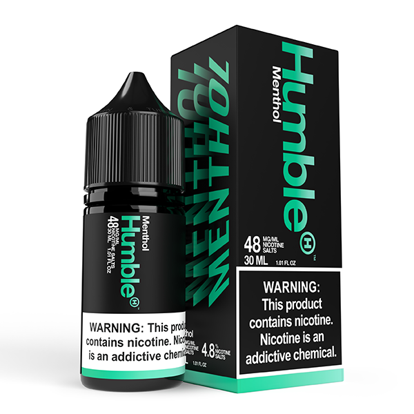 Humble Salt Series E-Liquid | 48mg | 30mL | Salt Nic | Menthol with packaging