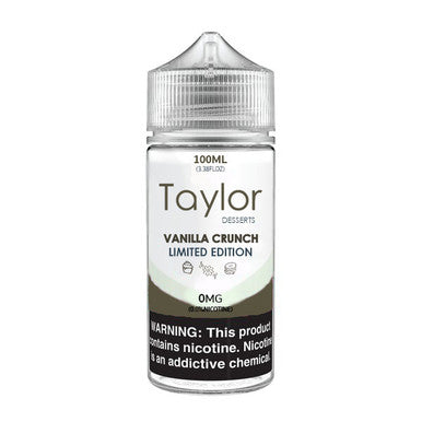 Taylor Flavors 100mL - Vanilla Crunch 0mg Bottle