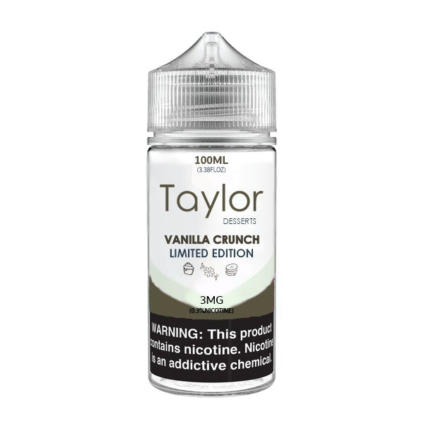 Taylor Flavors 100mL - Vanilla Crunch 3mg Bottle