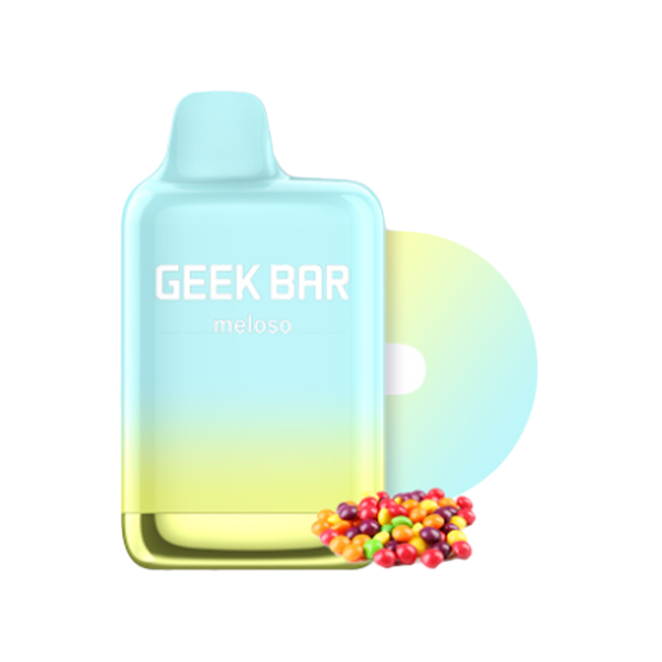 Geek Bar Meloso Max Disposable 9000 Puff 14mL 50mg Tropical Rainbow Blast